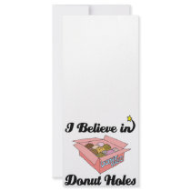i believe in donut holes rack card design