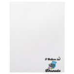 i believe in donuts letterhead template
