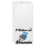 i believe in donuts custom rack card
