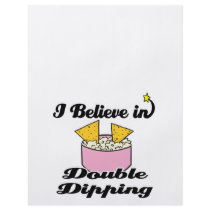 i believe in double dipping personalized flyer