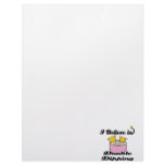 i believe in double dipping custom letterhead