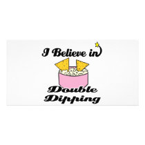 i believe in double dipping photo cards