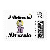 i believe in dracula postage stamps