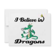 i believe in dragons invite