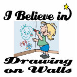 i believe in drawing on walls cut out
