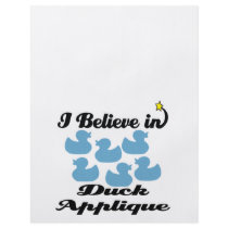 i believe in duck applique flyer
