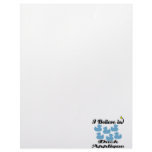 i believe in duck applique letterhead design