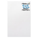 i believe in duck applique stationery