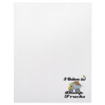 i believe in dump trucks letterhead