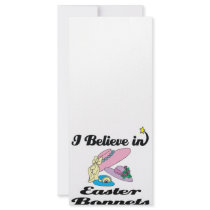 i believe in easter bonnets custom rack cards