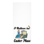 i believe in easter mass custom rack card