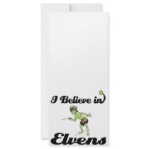 i believe in elvens full color rack card
