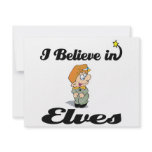 i believe in elves custom invitation