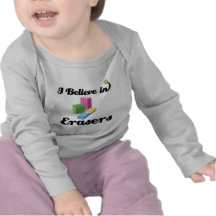 i believe in erasers t shirt