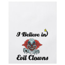 i believe in evil clowns flyers