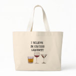 I believe in excess liquidity tote bags
