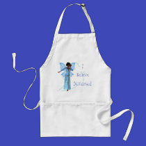 I Believe In Fairies Blue Fairy Goddess Apron