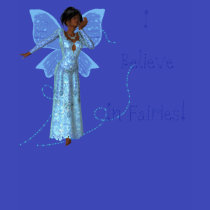 I Believe In Fairies Blue Goddess Hoodie t-shirts
