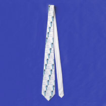 I Believe In Fairies Blue Goddess Tie
