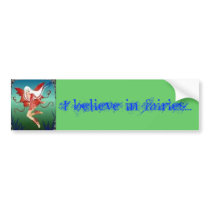 I believe in fairies bumper sticker bumper stickers