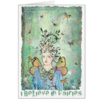 I believe in fairies greeting card