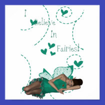 I Believe In Fairies Slepping Fairy Poster posters