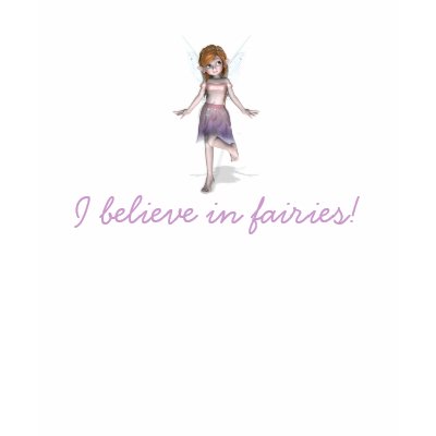 I believe in fairies! t shirts by GlamSorbet