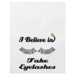 i believe in fake eyelashes flyer design