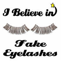 i believe in fake eyelashes photo cutout