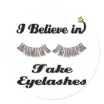 i believe in fake eyelashes stickers