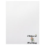 i believe in farting letterhead