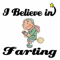 i believe in farting photo cutout