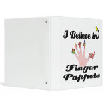 i believe in finger puppets binders