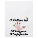 i believe in finger puppets flyers