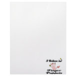 i believe in finger puppets letterhead