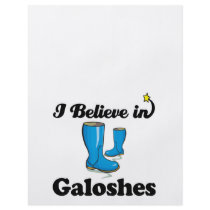 i believe in galoshes personalized flyer