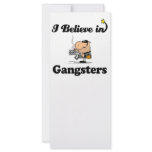 i believe in gangsters full color rack card