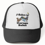 i believe in garage sales mesh hats