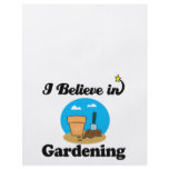 i believe in gardening flyer design