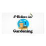 i believe in gardening photo card template