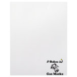 i believe in gas masks letterhead