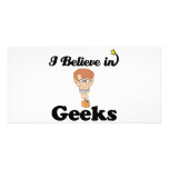 i believe in geeks photo card template