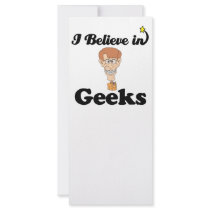 i believe in geeks custom rack card