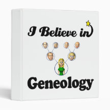 i believe in geneology vinyl binder