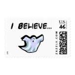 I Believe in Ghosts Postage Stamp