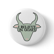 I Believe in Goats buttons