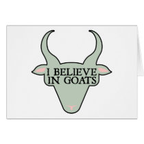 I Believe in Goats cards