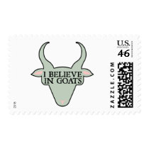 I Believe in Goats postage by ThePhilosopher I Believe in Goats postage