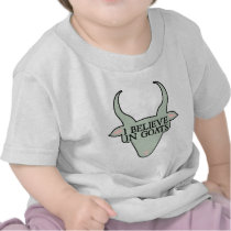 I Believe in Goats t-shirts