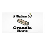 i believe in granola bars photo cards